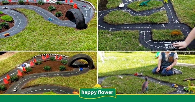 Pista de Carreras en el Jardín | Consejos Happy Flower