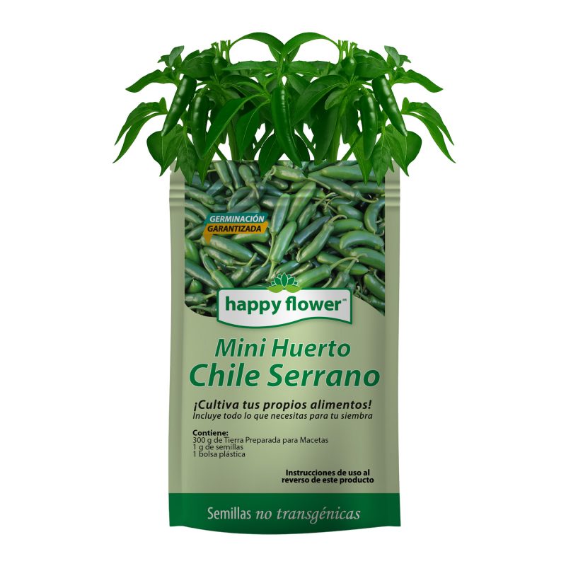 Mini Huerto Chile Serrano