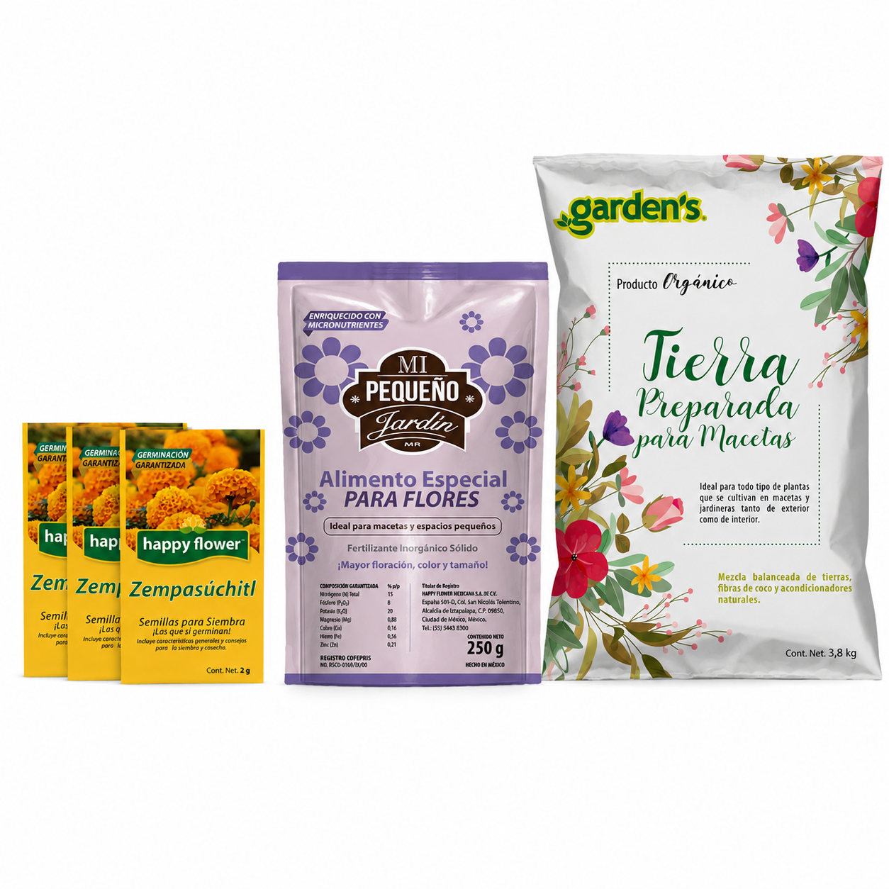 Siembra y florece Zempasúchitl